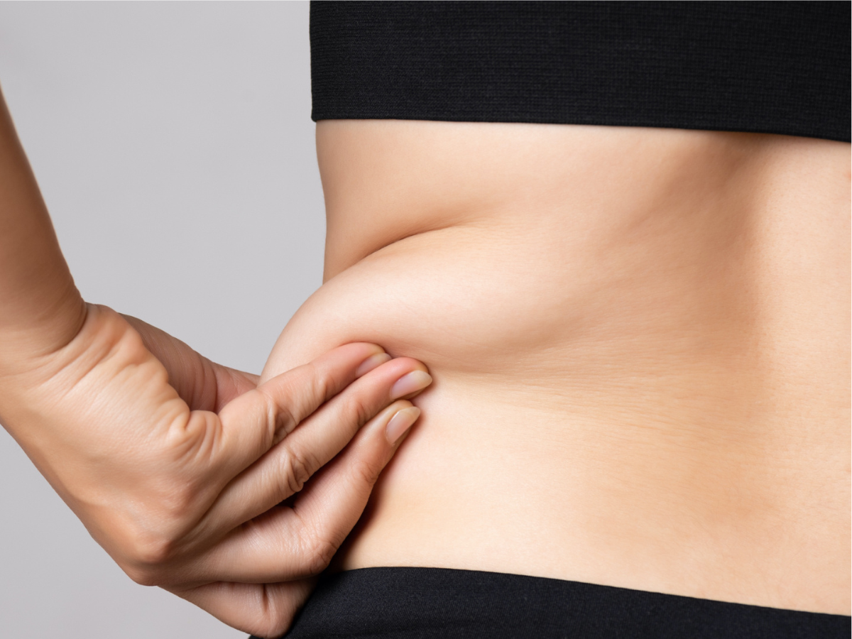 Body sculpting fat reduction detail